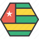 african, country, flag, togo