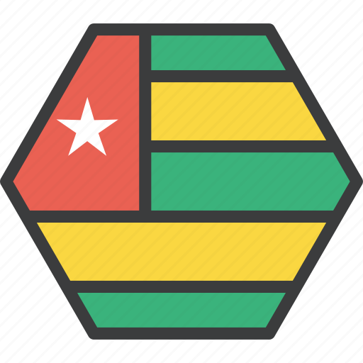 African, country, flag, togo icon - Download on Iconfinder