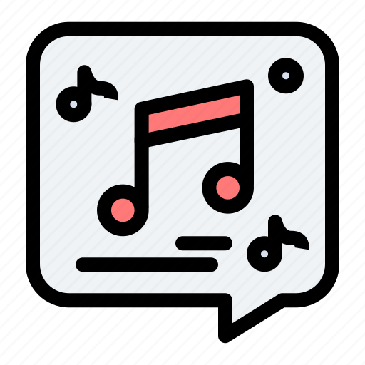 Chat, message, multimedia, music, note icon - Download on Iconfinder