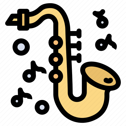 Instrument, music, saxophone icon - Download on Iconfinder