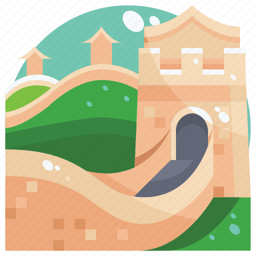 Building, china, great, landmark, of, wall icon - Download on Iconfinder