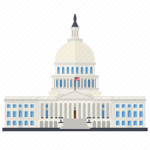 America, building, capitol, congress, government, landmark, washington icon - Download on Iconfinder