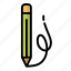 pencil, writing, drawing, stationery, graphite, eraser, sketching, art, school 