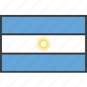 argentina, argentinian, country, flag