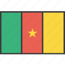 african, cameroon, cameroonian, country, flag