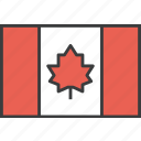 canada, canadian, country, flag