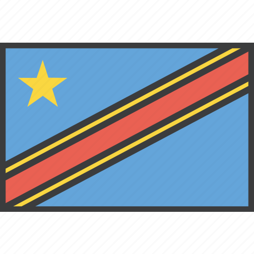 African, congo, country, democratic, flag icon - Download on Iconfinder