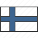 country, european, finland, finnish, flag