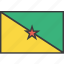 country, flag, french, guiana 
