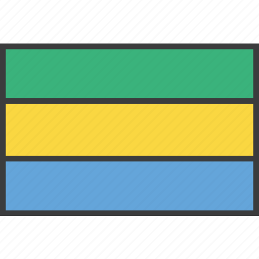 African, country, flag, gabon, gabonese icon - Download on Iconfinder