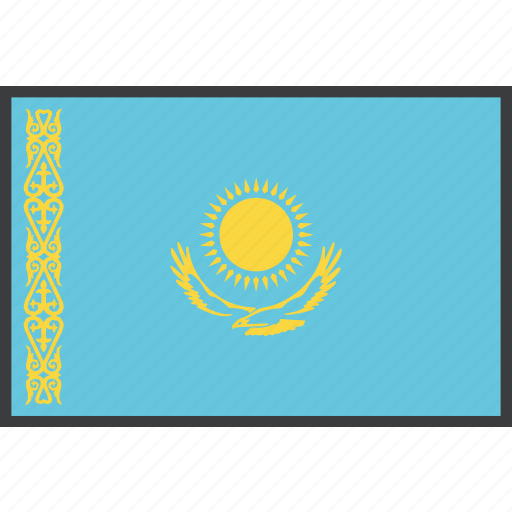 Asian, country, flag, kazakh, kazakhstan icon - Download on Iconfinder
