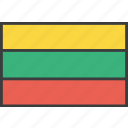 country, european, flag, lithuania, lithuanian