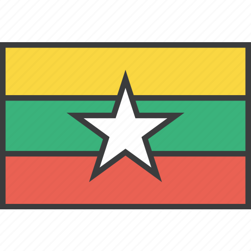 Asian, burma, burmese, country, flag, myanmar icon - Download on Iconfinder