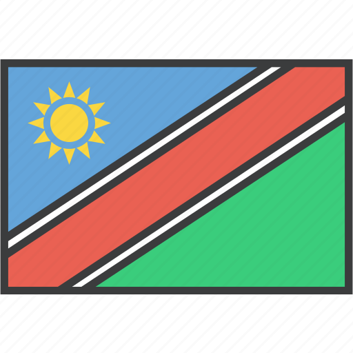 African, country, flag, namibia, namibian icon - Download on Iconfinder