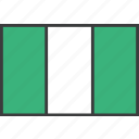 african, country, flag, nigeria, nigerian