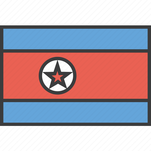 Asian, country, flag, korea, korean, north icon - Download on Iconfinder