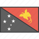 country, flag, guinea, new, papua