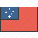 country, flag, samoa, samoan