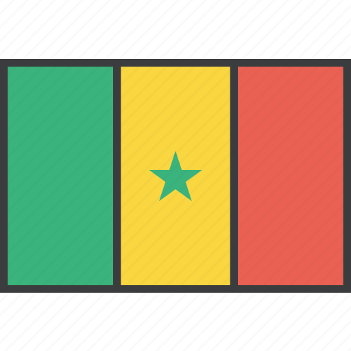 African, country, flag, senegal icon - Download on Iconfinder