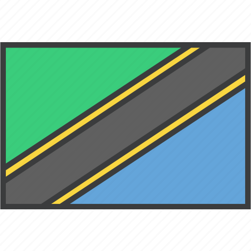 African, country, flag, tanzania, tanzanian icon - Download on Iconfinder