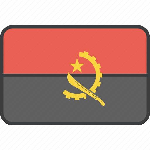 African, angola, country, flag, national icon - Download on Iconfinder