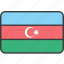 asian, azerbaijan, country, flag, national 