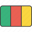 african, cameroon, cameroonian, country, flag, national