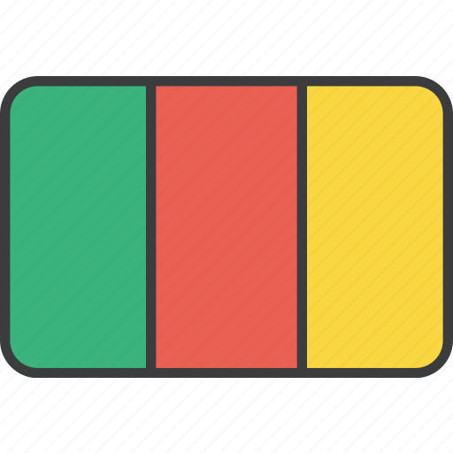 African, cameroon, cameroonian, country, flag, national icon - Download on Iconfinder