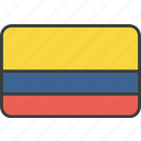 colombia, colombian, country, flag, national