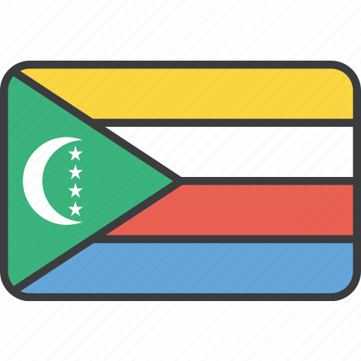 African, comoros, country, flag, national icon - Download on Iconfinder