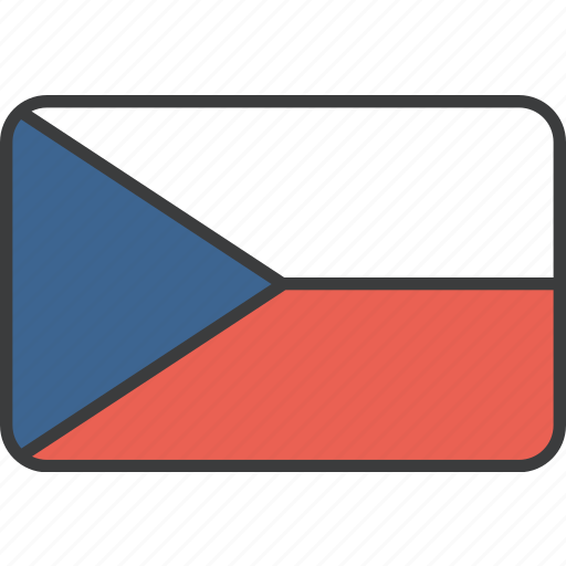 Country, czech, european, flag, republic, national icon - Download on Iconfinder