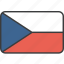 country, czech, european, flag, republic, national 