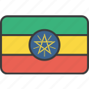 african, country, ethiopia, ethiopian, flag, national