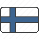 country, european, finland, finnish, flag, national 