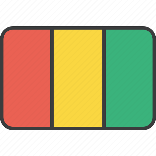 African, country, flag, guinea, guinean, national icon - Download on Iconfinder