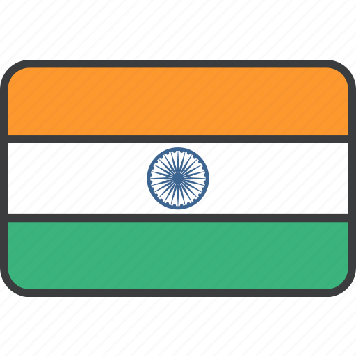 Asian, country, flag, india, indian, national icon - Download on Iconfinder