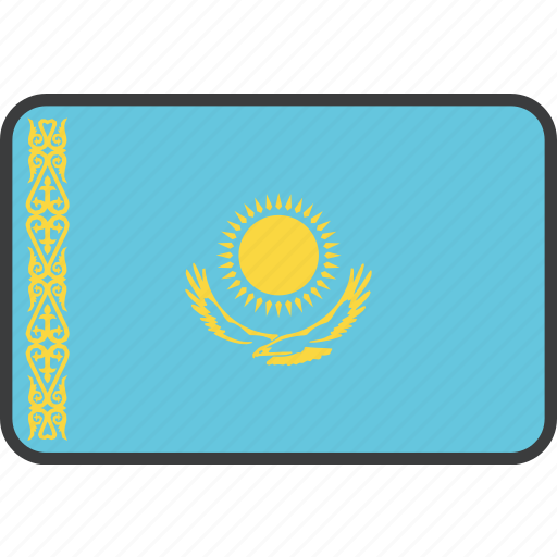 Asian, country, flag, kazakh, kazakhstan, kazakhstani, national icon - Download on Iconfinder