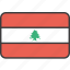asian, country, flag, lebanese, lebanon, national 