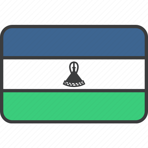 African, country, flag, lesotho, lesothan, national icon - Download on Iconfinder