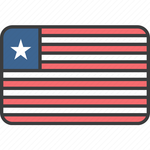 African, country, flag, liberia, liberian, national icon - Download on Iconfinder