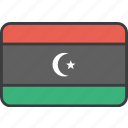 african, country, flag, libya, libyan, national