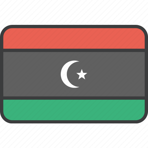 African, country, flag, libya, libyan, national icon - Download on Iconfinder