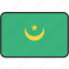 african, country, flag, mauritania, mauritanian, national 