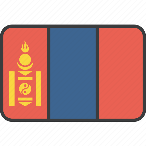 Asian, country, flag, mongolia, mongolian, national icon - Download on Iconfinder
