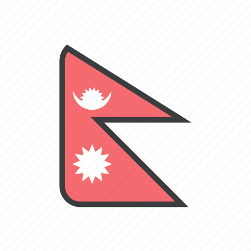 Asian, country, flag, nepal, nepali, national icon - Download on Iconfinder