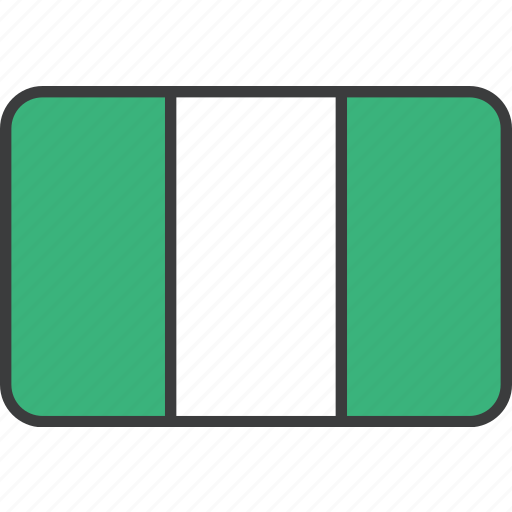 African, country, flag, nigeria, nigerian, national icon - Download on Iconfinder