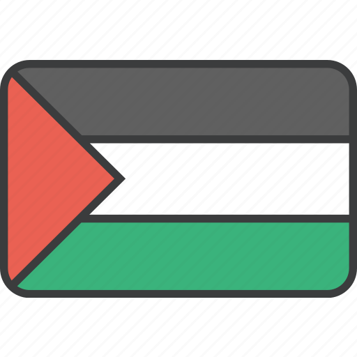 Asian, country, flag, palestine, palestinian, national icon - Download on Iconfinder
