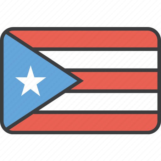 Country, flag, puerto, rico, national icon - Download on Iconfinder