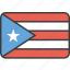 country, flag, puerto, rico, national 