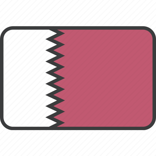 Asian, country, flag, qatar, qatari, national icon - Download on Iconfinder